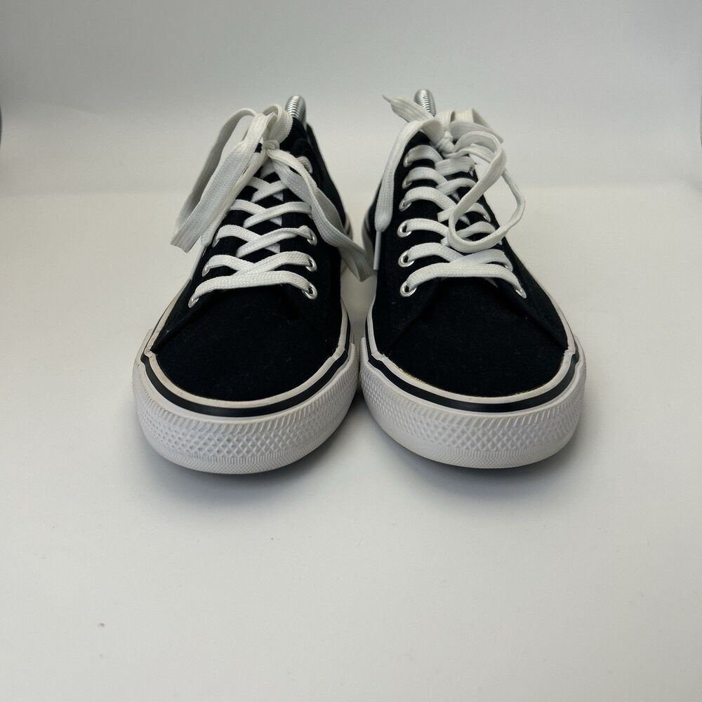 Balera Canvas Low Top Sneaker Women’s 10 Black Hip hop Dance Shoe Party Prom - Picture 3 of 9
